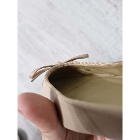 Michael Kors Silver glitter Front bow W/ Charms flat size 7-7.5M - Picture 7 of 16